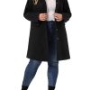 Women's Plus Size Long Coat Winter Steampunk Stand Collar Single Breasted Coat 2023