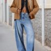 Womens Cropped Wool Blend Pea Coat Casual V Neck Button Down Short Jackets Fall Shackts with Pockets