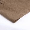 Women's Casual Thicken Single Breasted Pea Coat Stand Collar Mid Long Wool Coats with Pockets