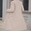 Womens Long Wool Coat for Women Fall Winter Trench Coat Trendy Jackets