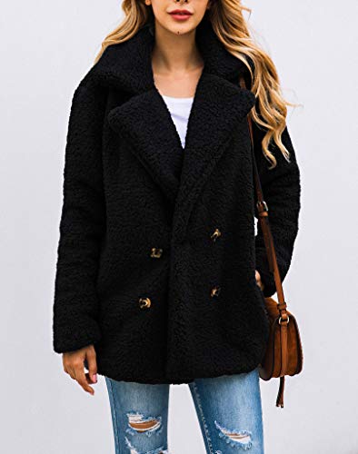 Women's Fashion Winter Coats Sherpa Fleece Faux Fur Shearling Oversized Trendy Jackets Warm Outerwear Clothing