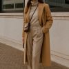 Double Breasted Trench Coat Winter Jackets for Women – Elegant Peacoat Winter Coats for Women (US, Alpha, Large, Regular, Long,