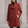Women's Wool Blend Boucle Coat