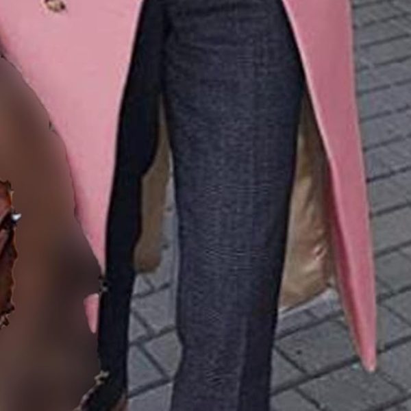 Women's Overcoat Notched Lapel Double Breasted Coats Fall Winter Elegant Wool Blend Trench Coat Long Jackets