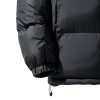 Thicken Warm Bubble Down Jacket for Men Water-Resistant Stand Collar Zipped Puffy Coat Casual Long Sleeve Outwear