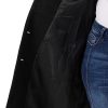 Women's Plus Size Long Coat Winter Steampunk Stand Collar Single Breasted Coat 2023