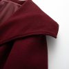 Women's Fall Winter Elegant Short Length Pea Coat,Fashion Oversized Peter Pan Collar Wool Coats for Daily Wear