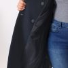 Womens Plus Size Winter Pea Coat Double Breasted Notch Lapel Long Trench Coats Jackets Trendy Dressy 2025