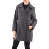 Norah Women’s Wool Blend Peacoat Runs Large – Double-Breasted Jacket with Flattering Fit
