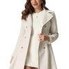 Fall Coats for Women 2025 A-Line Double Breasted Lapel Collar Long Winter Pea Coat