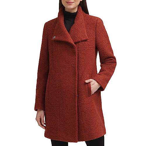 Women's Wool Blend Boucle Coat
