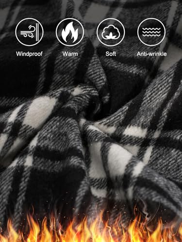 Women Plus Size Double Breasted Wool Pea Coat Notch Lapel Trench Coats Mid Long Winter Outerwear with Belt