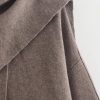 Women's Oversized Scarf Jacket Cardigan Sweater Trench Coats Side Split Fall Winter Peacoat Shawl Wraps