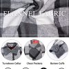 Sherpa Plush Fuzzy Fleece Lined Jacket Womens Plaid Flannel Shacket Jacket Lapel Button Fluffy Warm Winter Coat