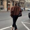Women's Casual Single Breasted Cropped Wool Blazer Jacket Contrast Collar Wool Blend Short Pea Coat Overcoat