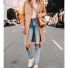 Women's Double Breasted Peacoat Wool Notched Lapel Trench Coat Winter Mid Length Long Jacket Overcoat