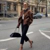 Women's Casual Single Breasted Cropped Wool Blazer Jacket Contrast Collar Wool Blend Short Pea Coat Overcoat