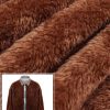 Sherpa Plush Fuzzy Fleece Lined Jacket Womens Plaid Flannel Shacket Jacket Lapel Button Fluffy Warm Winter Coat